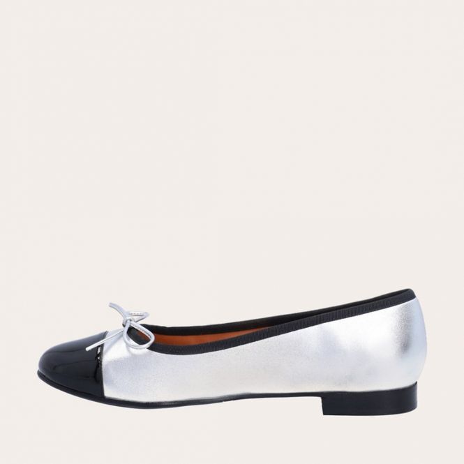 Hovedbilde Billi Bi 00A6021 Svart Lakk Sølv Ballerina