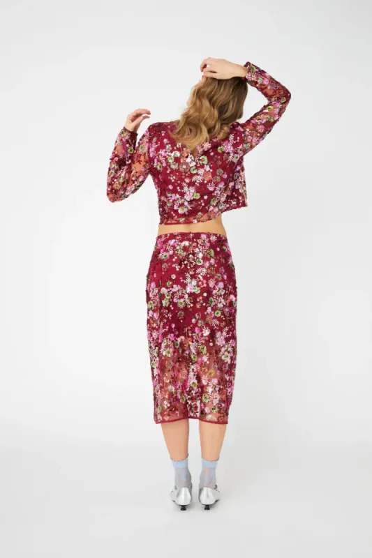 Queencras Skirt Cabernet Cras