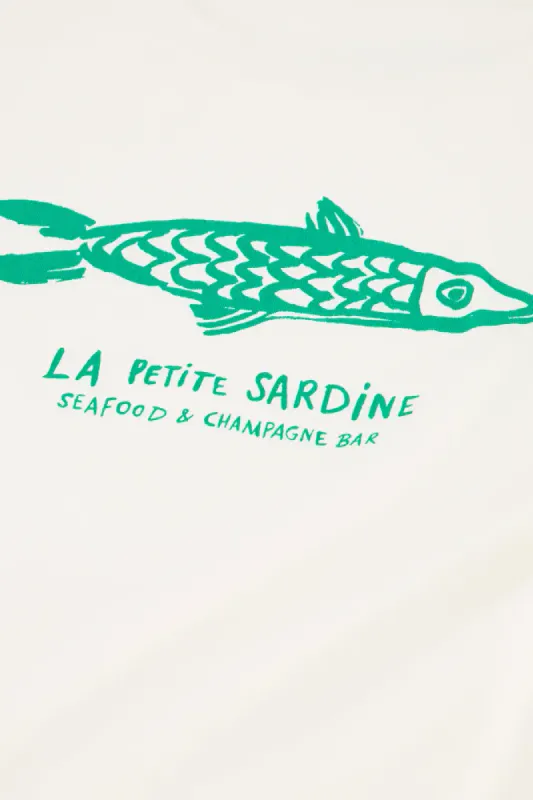 Fay T-shirt Cosy White/Green Fabienne Chapot