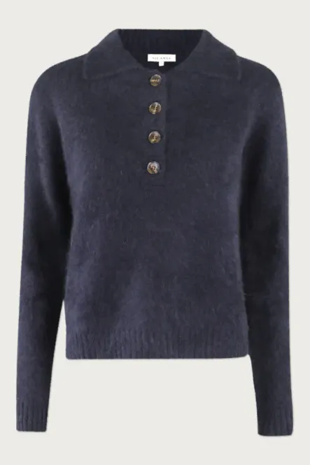 Hovedbilde Pipa Knit Sweater Night Sky Blue Six Ámes