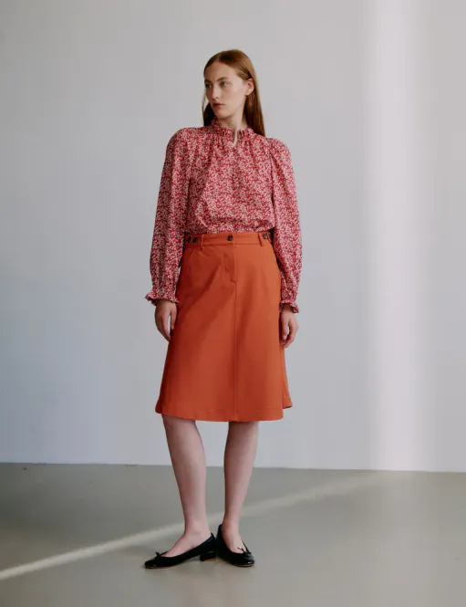 Hovedbilde Becca Skirt Sienna Burnt Orange APOF
