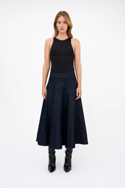 TRW-Ana Skirt Denim Blue Tomorrow