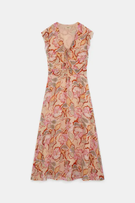 Cali Midi Dress Blush Suncoo Paris