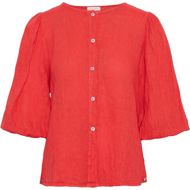 Hovedbilde Amalie Blouse Linen Coral Rah Oslo