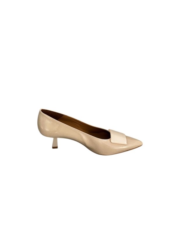 PAVienna Light Rose Leather Pumps Pavement 