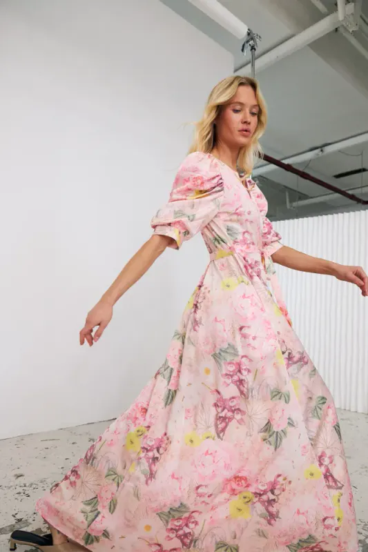 Kaylacras Maxi Dress Floral Garden Cras
