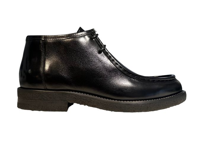 Hovedbilde A7025 Sort Snøresko Rågummisåle BilliBi