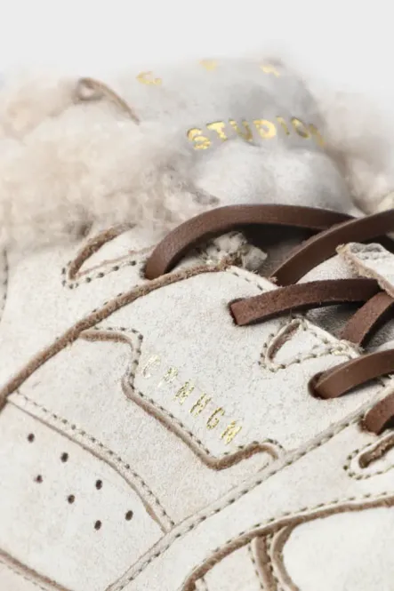 Hovedbilde CPH64 Vintage Leather Teddy Cream Sneaker