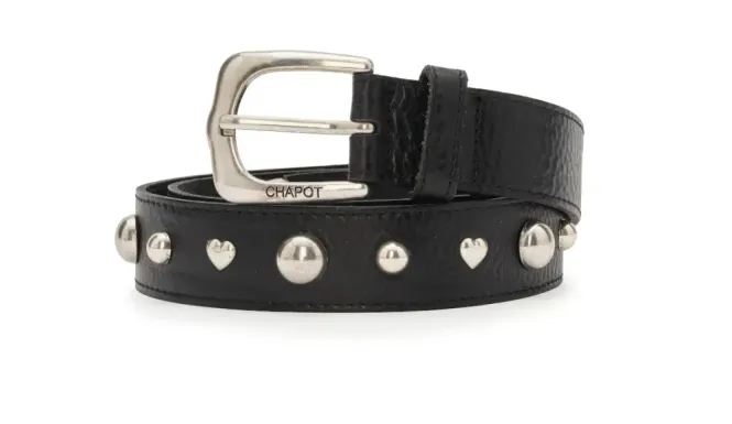 Hovedbilde Play Of Studs Belt Leather Black Fabienne Chapot