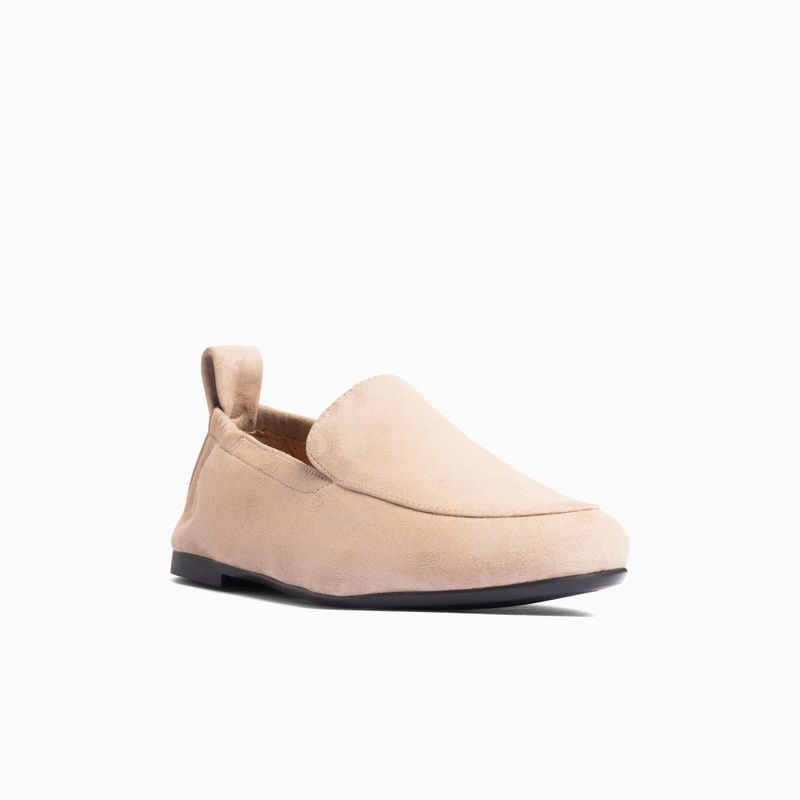 Royale Suede Loafer Taupe Jim Rickey