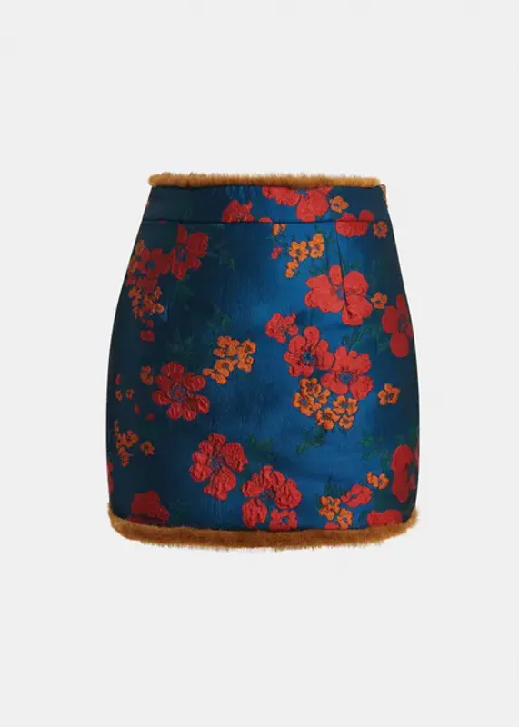 Kabocha Faux Fur Reversible Skirt Bear Me Essentiel Antwerp