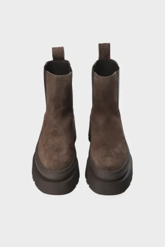 CPH686 Croco suede chocolate