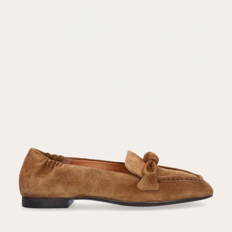 A9419 Tabac Babysilk Suede Loafers Billi BI