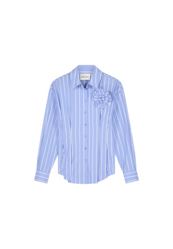 Irina Blouse French Blue Stripe Fabienne Chapot