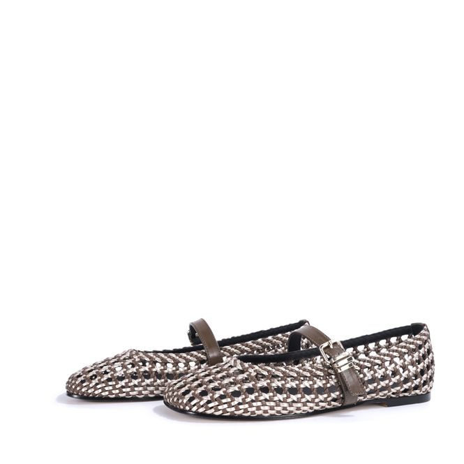 Hovedbilde 2037 Woven Bruciato/Platino Mary-Jane Laura ...