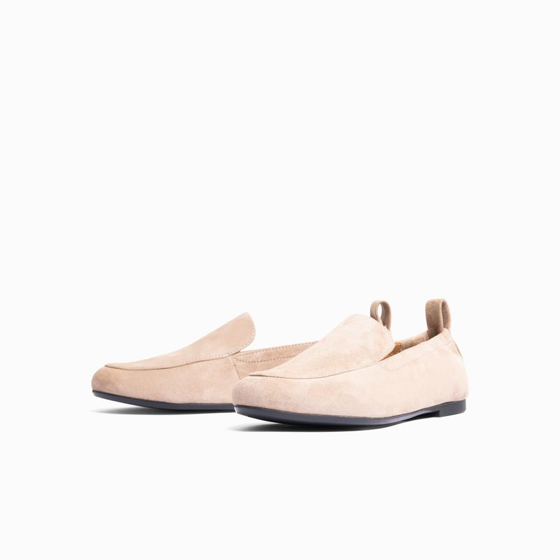 Royale Suede Loafer Taupe Jim Rickey