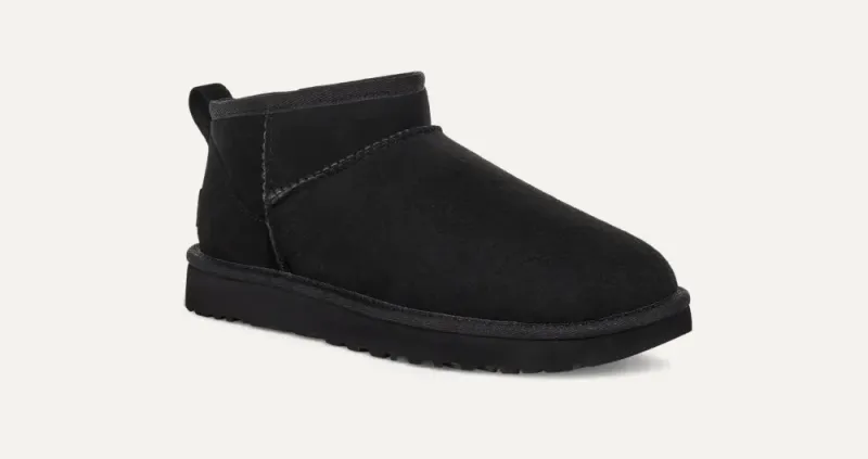 Classic Ultra MIni Black Vintersko UGG