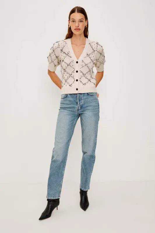 Isla Cardigan Oat Rails